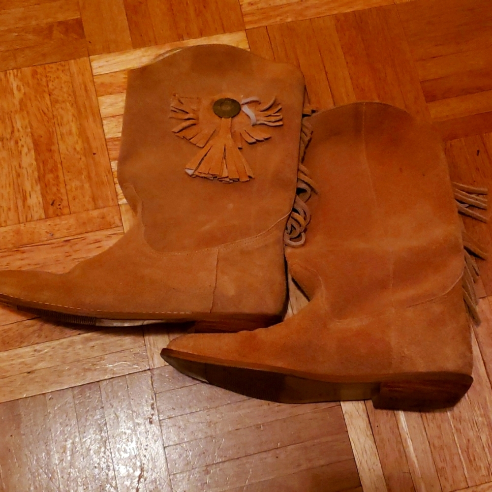 Suede calf high